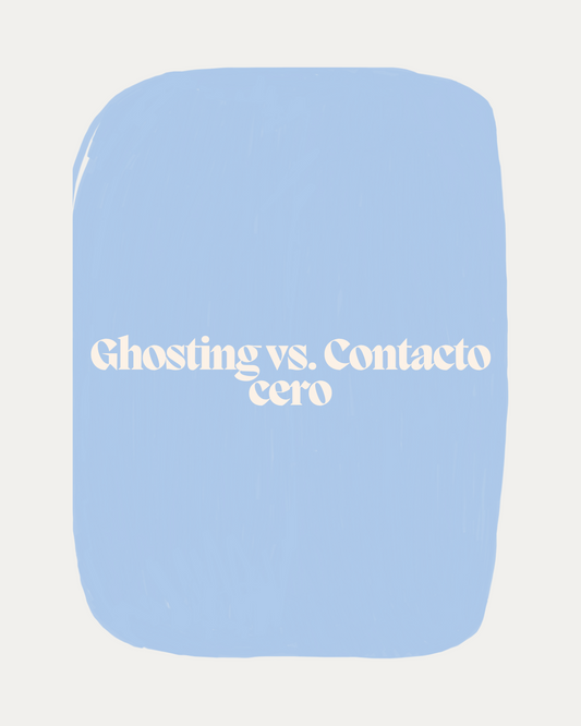 No es lo mismo desaparecer que poner límites: ghosting vs. contacto cero